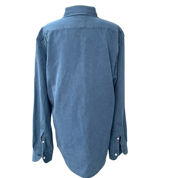 Proper Cloth Italian Denim, 100% Cotton, Button Down, EUC